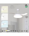 LUNA  M * VENTILADOR MEDIANO LED - BLANCO